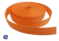 Comprar Fita Poliéster 25mm Carga 1 Tonelada Laranja 50 Mt no Mercado Livre