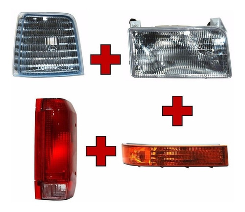 Faro Calavera Cuartos F150 F250 92 93 94 95 96 Tyc Msi