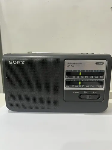 Rádio Sony Am/fm Icf38 Rarissimo 110v | MercadoLivre