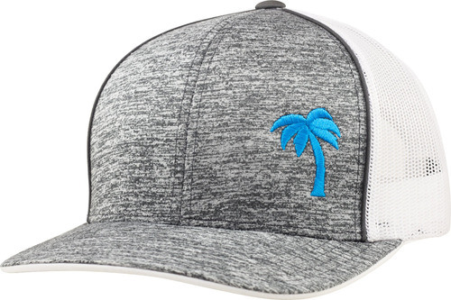 Gorra De Camionero Lindo - Serie Palm Tree (gris Estático/a