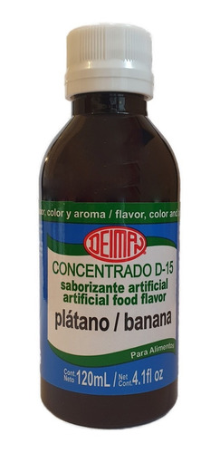 Concentrado Saborizante Comestible De Platano 120ml