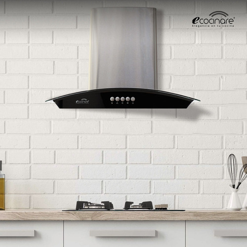 Imagen 2 de 9 de Campana De Cocina 60cm Para Pared Extractora Y Purificadora
