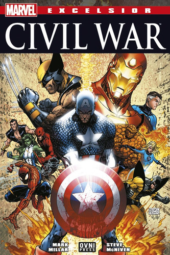 Cómic, Marvel, Excelsior: Civil War. Ovni Press