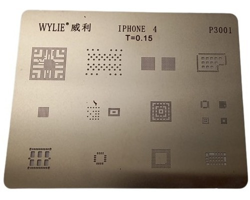 Stencil Reballing Para iPhone 4