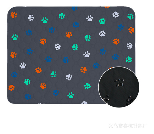 Tapete Termico Impermeable 50×70cm Perro Y Gato Veterinaria Color Azul Marino