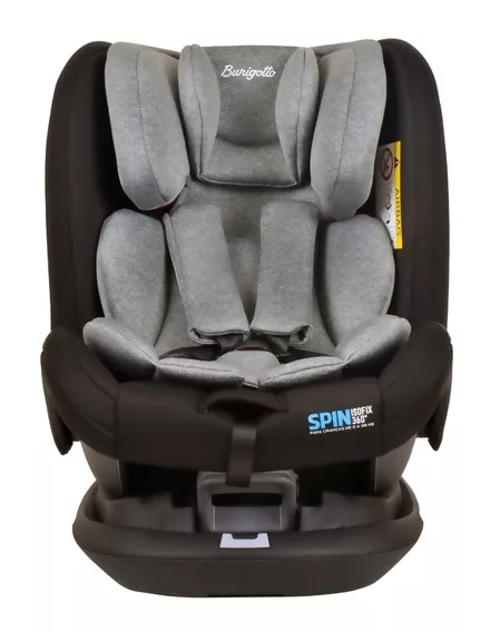 Cadeira infantil para carro Burigotto Spin Isofix 360 cinza