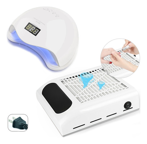 Extractor De Polvo + Lampara De 48 W Profesional
