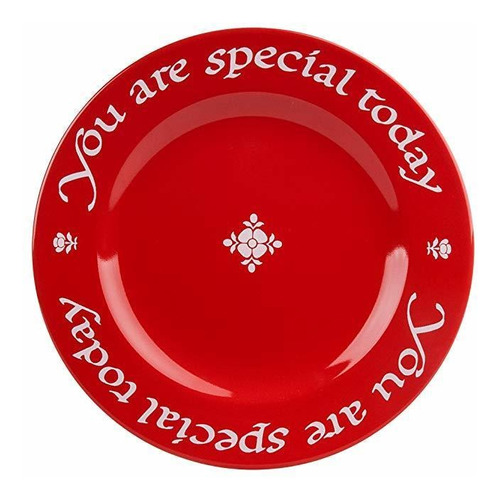 Waechtersbach Plate, Eres Especial Placa Hoy Rojo