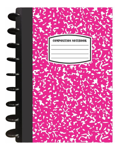 Cuaderno Discos T/frances 80hjs 105grs Pastadura 2 Separador Composition Rosa Mex