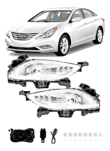 2011-2012-2013-2014 Hyundai Sonata Kit Completo Faros Niebla