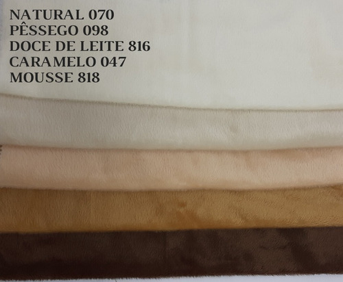 Tecido Em Pelúcia Velboa Pelo Baixo - 50cm X 1,50 Mt Largura