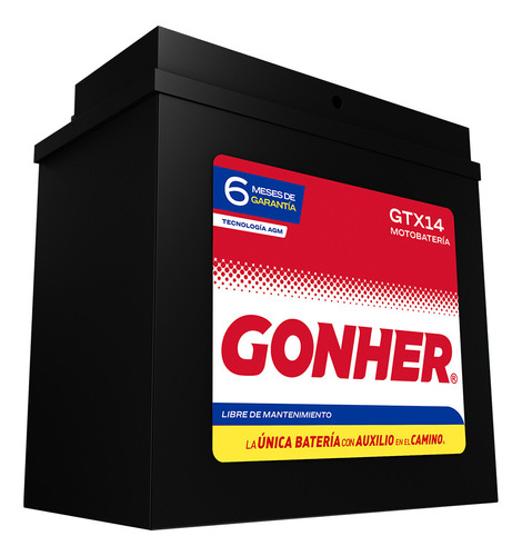 Una Batería Gel Gonher Zg1400 Concours Abs 12-14