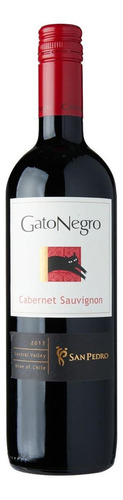 Caja De 12 Vino Tinto Gato Negro Cabernet Sauvignon 750 Ml