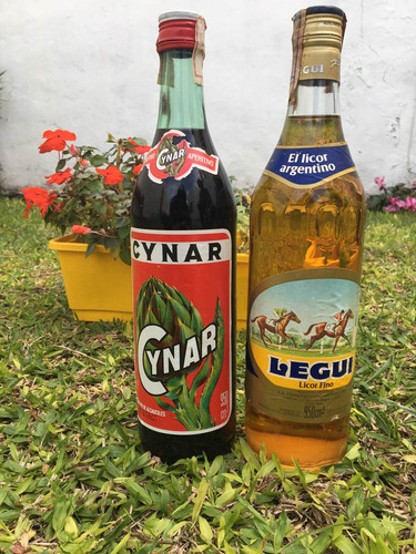 Combo Antiguo Aperitivo Cynar Y Licor Legui