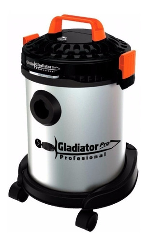 Aspiradora De tacho Gladiator A712 12L  acero inoxidable, gris y naranja 220V 50Hz/60Hz