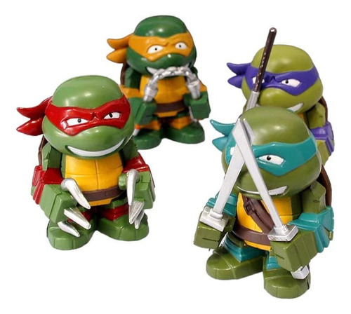 Set Figuras Mini Tortugas Ninjas