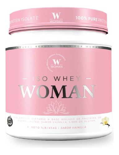 Woman Iso Whey 100% Proteina Vainilla X 1 Lb