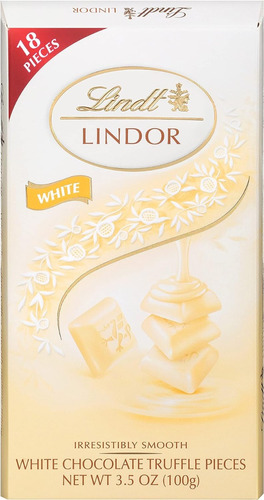 Chocolate Blanco Suizo Lindt Lindor 100g White Truffles Piec