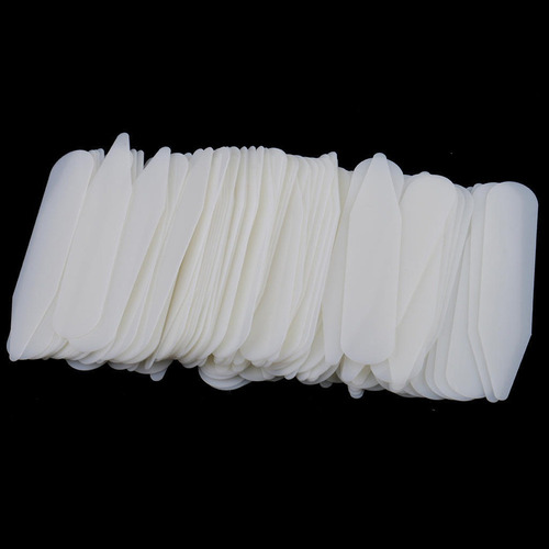 200 Piezas De Plástico Beige Cuello Soporte Insertos Camisas