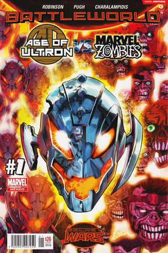 Comic Battleworld # 1 Age Of Ultron Vs Marvel Zombies 