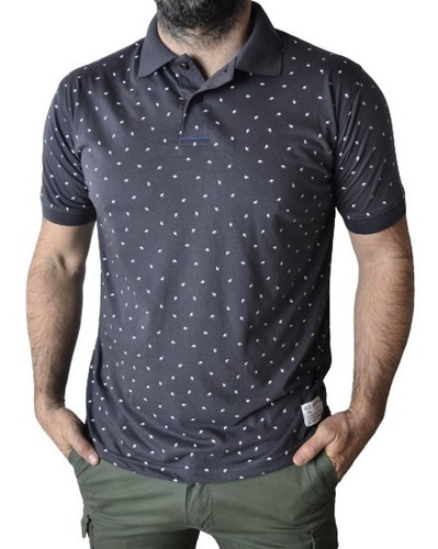 Imagen 10 de 10 de Chomba Estampada Remera Hombre The Big Shop