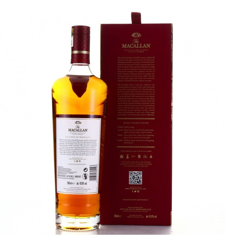 Imagen 8 de 9 de Whisky The Macallan Terra Single Malt 700ml En Estuche