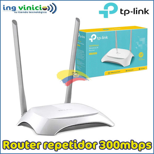 Router Wireless N Tp-link Tl-wr840n 300mbps 4 Lan 2 Antenas