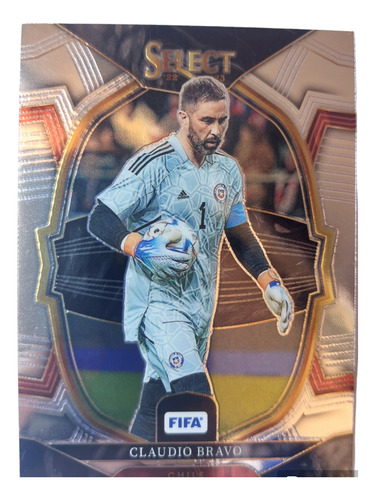 Carta Claudio Bravo - Chile Select Terrace 2022/23 Panini