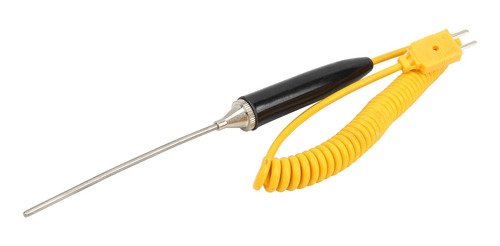 Imagen 5 de 10 de Temperatura Portátil De La Sonda De Termopar Tipo K De 3x100
