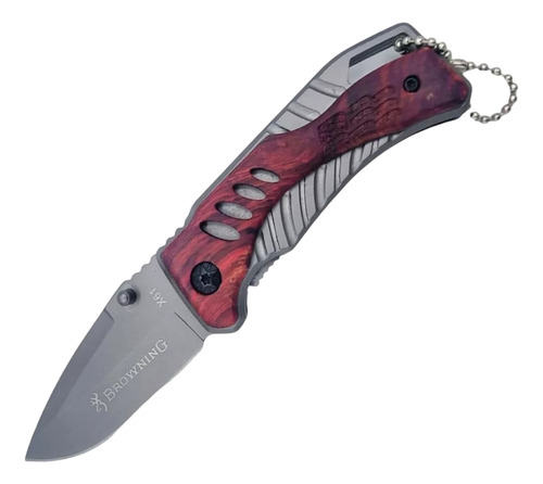 Canivete Browning X61 Tático Discreto Cabo Madeira