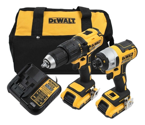 Kit Dewalt Taladro/atornillador Impacto Dck223d2 20 V 2/bate