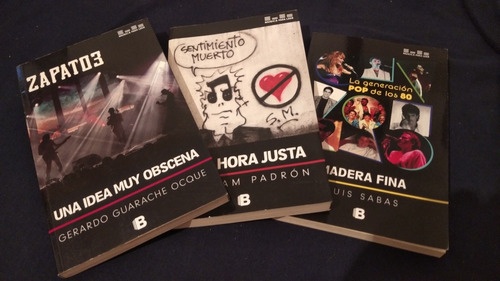 Combo 3 Libros Pop Rock Venezolano Zapato Sentimiento Muerto