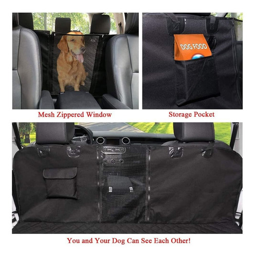 Imagen 5 de 6 de Funda Antideslizante Para Asiento De Coche Para Perro, Con V