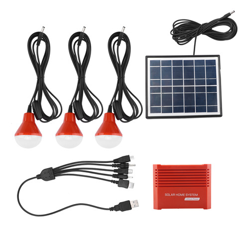 Placa Solar, Paneles De 4 W, Batería Portátil Recargable Por