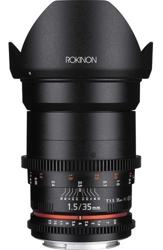 Lente Rokinon 35mm T1.5 Cine Ds Para Canon Ef Mount