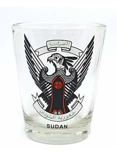 Vaso De Chupito Del Escudo De Armas De Sudán