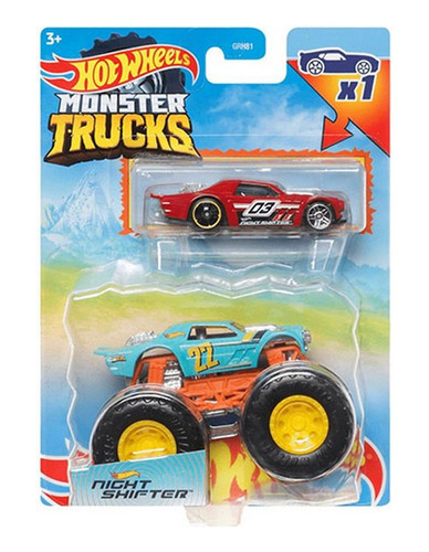 Hot Wheels Monster Trucks  Night Shifter - Mattel
