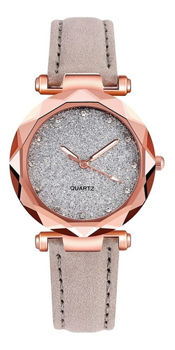 Relógio De Pulso Analogico Com Strass Feminino