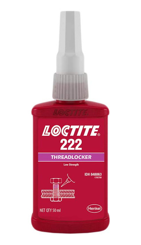 Adhesivo Henkel Loctite 222 Para Fijacion De Roscas Genuino