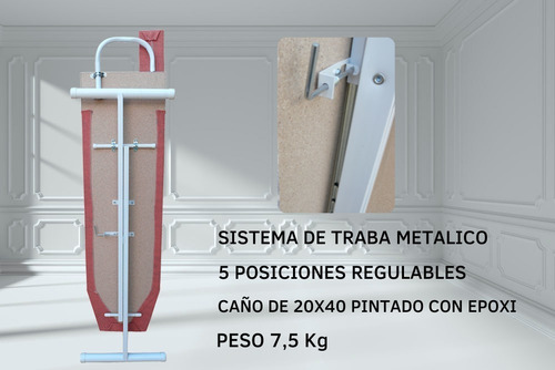 Imagen 7 de 10 de Tabla Planchar Reforzada Manguero + Aromatizante - Disentino