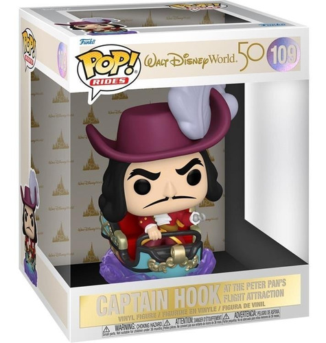 Funko Pop! Captain Hook At The Peter Pan's Flight Attraction