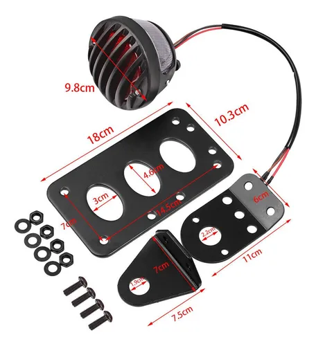 Stop Café Racer Universal Con Portaplaca