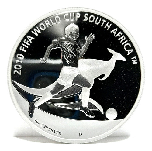 Moneda - Australia, 1 Dollar 2009, Plata - Mundial Fifa 2010