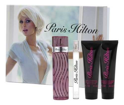 Paris Hilton Dama Edp 100 Ml Set De 4 Piezas