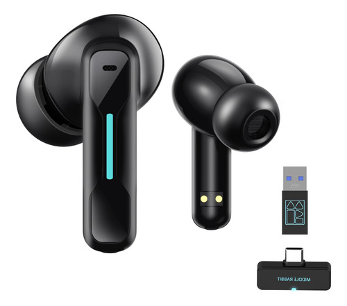 Middle Rabbit Sw4 - Auriculares Inalámbricos Usb Para Pc Y P