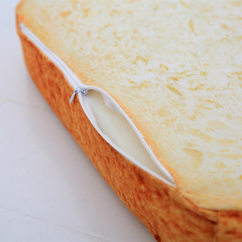 Caja De Almohadilla De Cojín Diseño De Pan Tostada Para