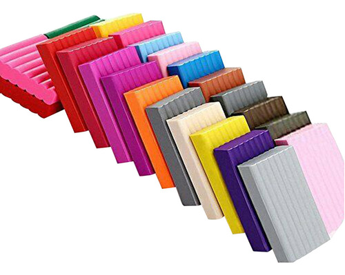 Barro De Color Polímero, 24 Colores, Horneado En Horno, Bric