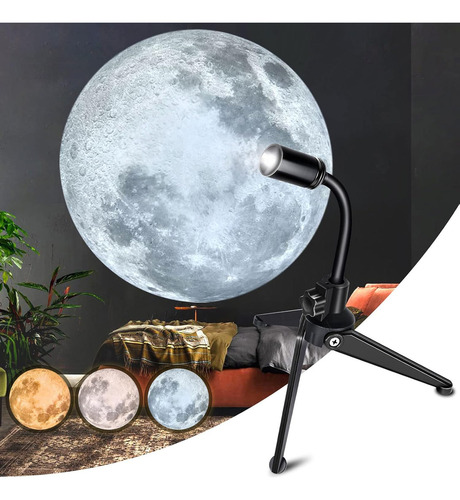 Lámpara De Pared Proyector De Luz Nocturna Led Negra Proyector Deluces Aurora, Luz Nocturna Para Niños