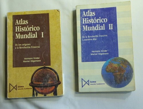 Atlas Histórico Mundial. Tomos I Y Ii.  Kinder Y  Hilgemann