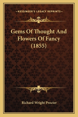 Libro Gems Of Thought And Flowers Of Fancy (1855) - Proct...